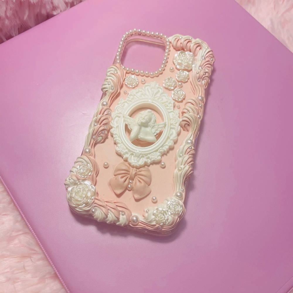 Pink Victorian phone case iPhone 12 Pro Max